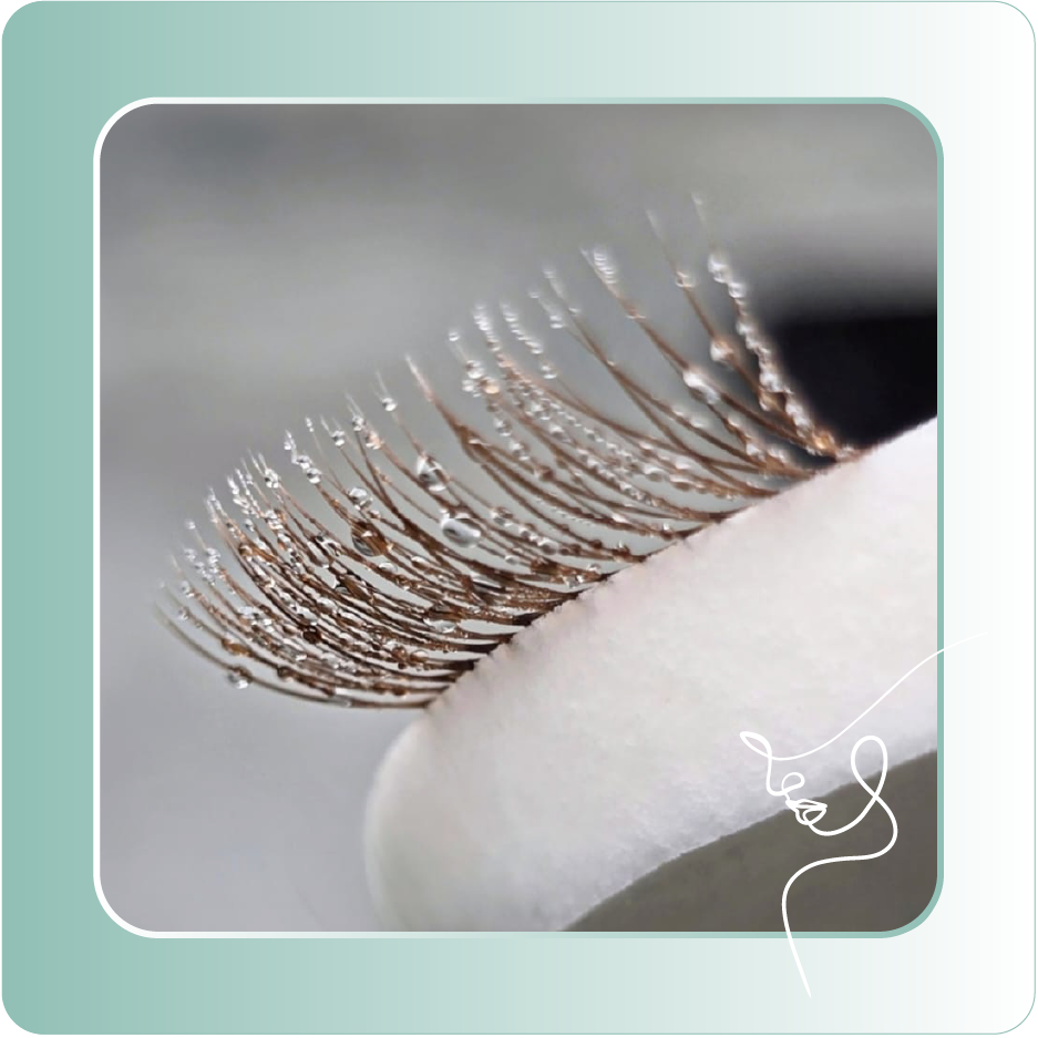 Ripsipidennysten koulutus Täydellinen viuhka